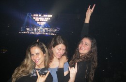 Avec Vivienne et Marcella pendant le concert
