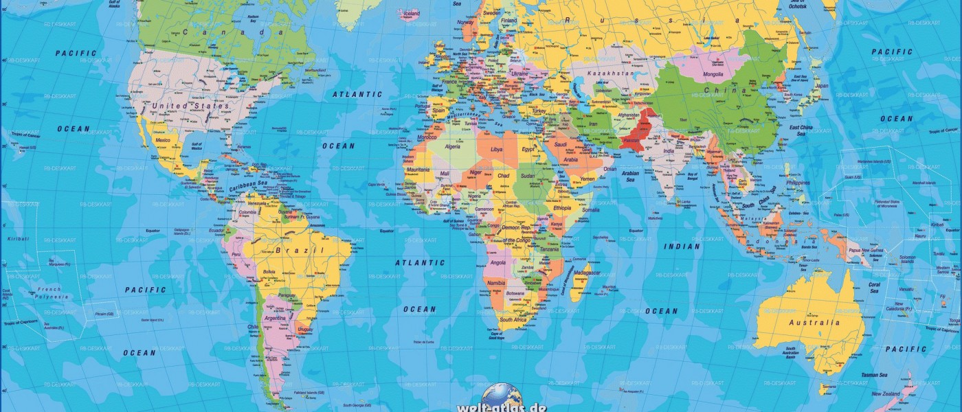 carte du monde dubai