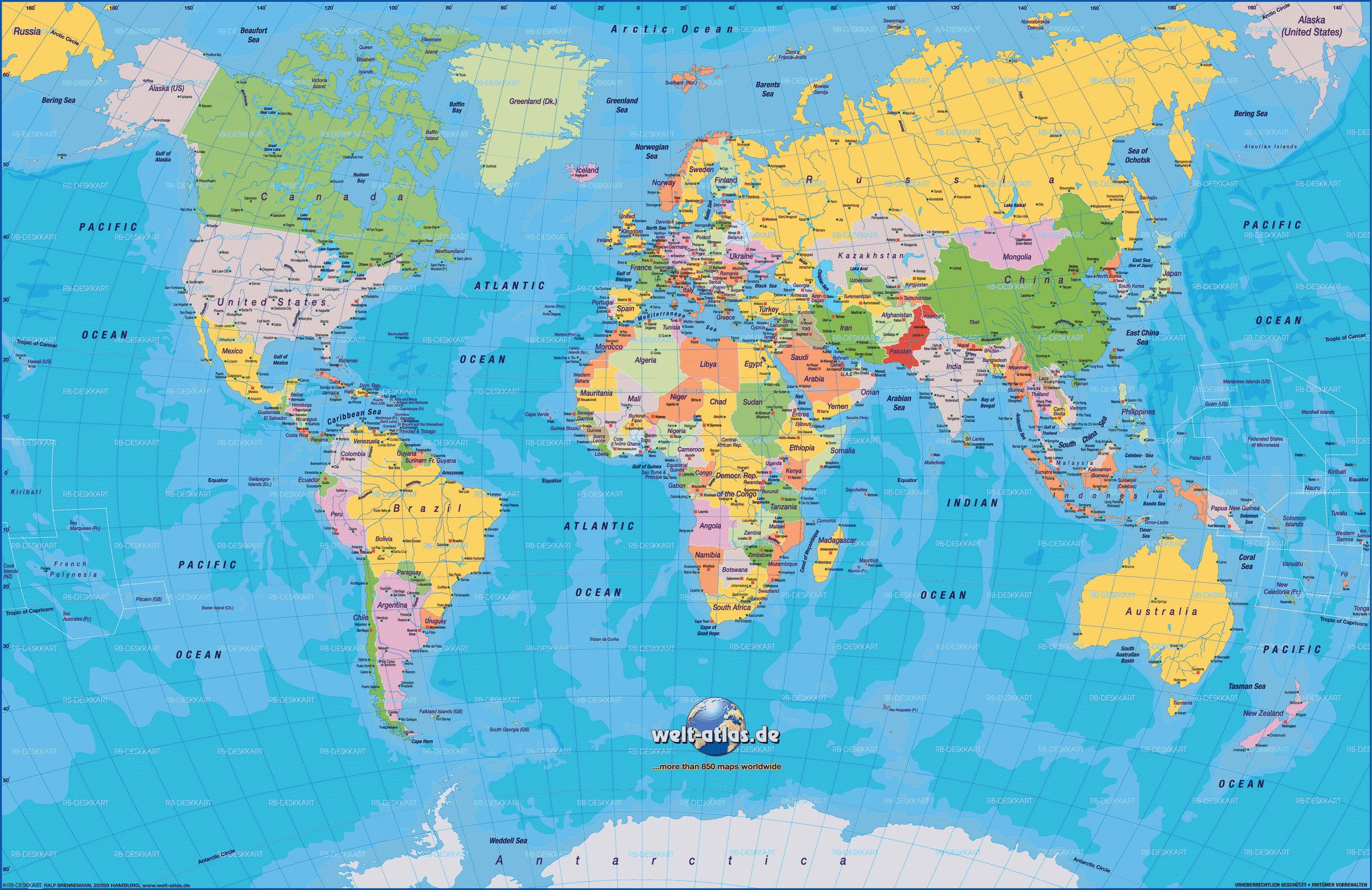 dubai carte du monde