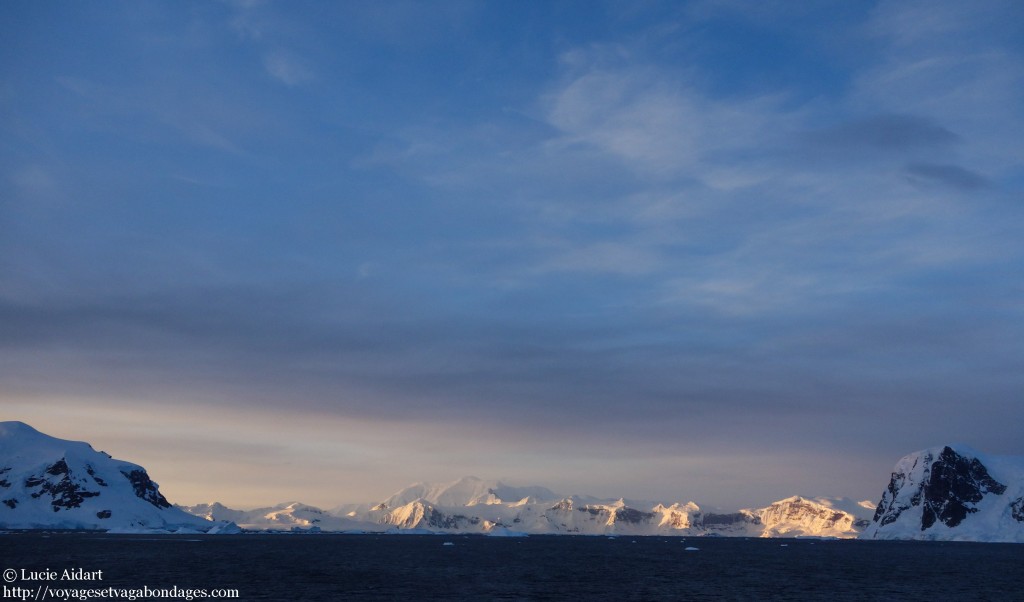 Coucher de soleil - Fêter Noël en Antarctique