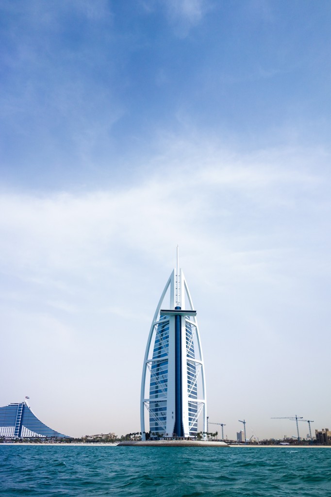 Vue sur la Skyline de Dubaï, escale à Dubaï