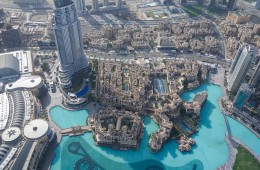 Vue depuis le Burj Khalifa, escale à Dubaï