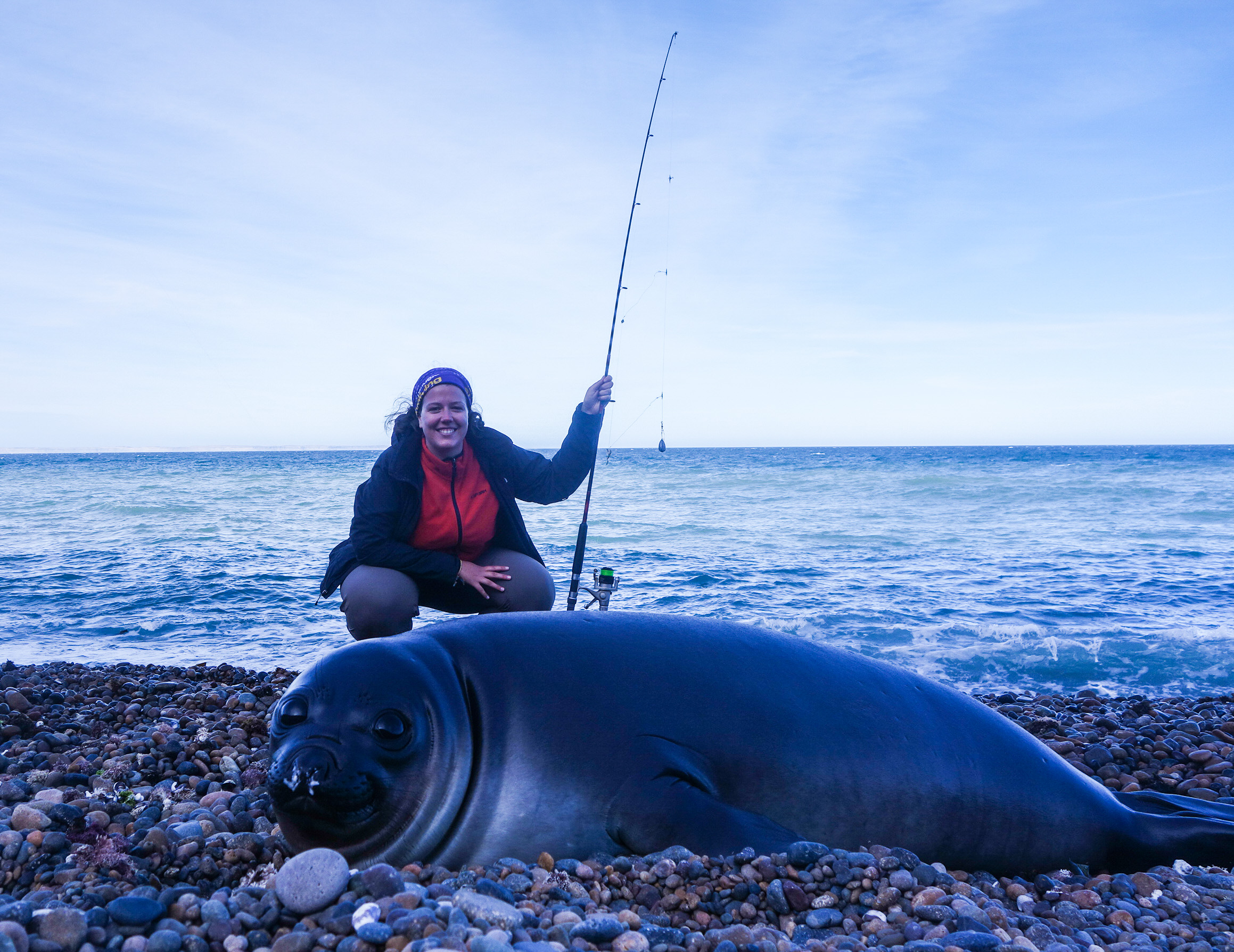 Séance de pêche à Puerto Madryn