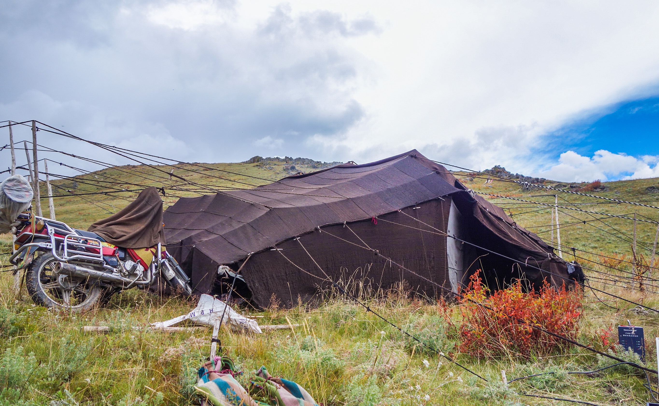 Dormir avec les nomades au Tibet