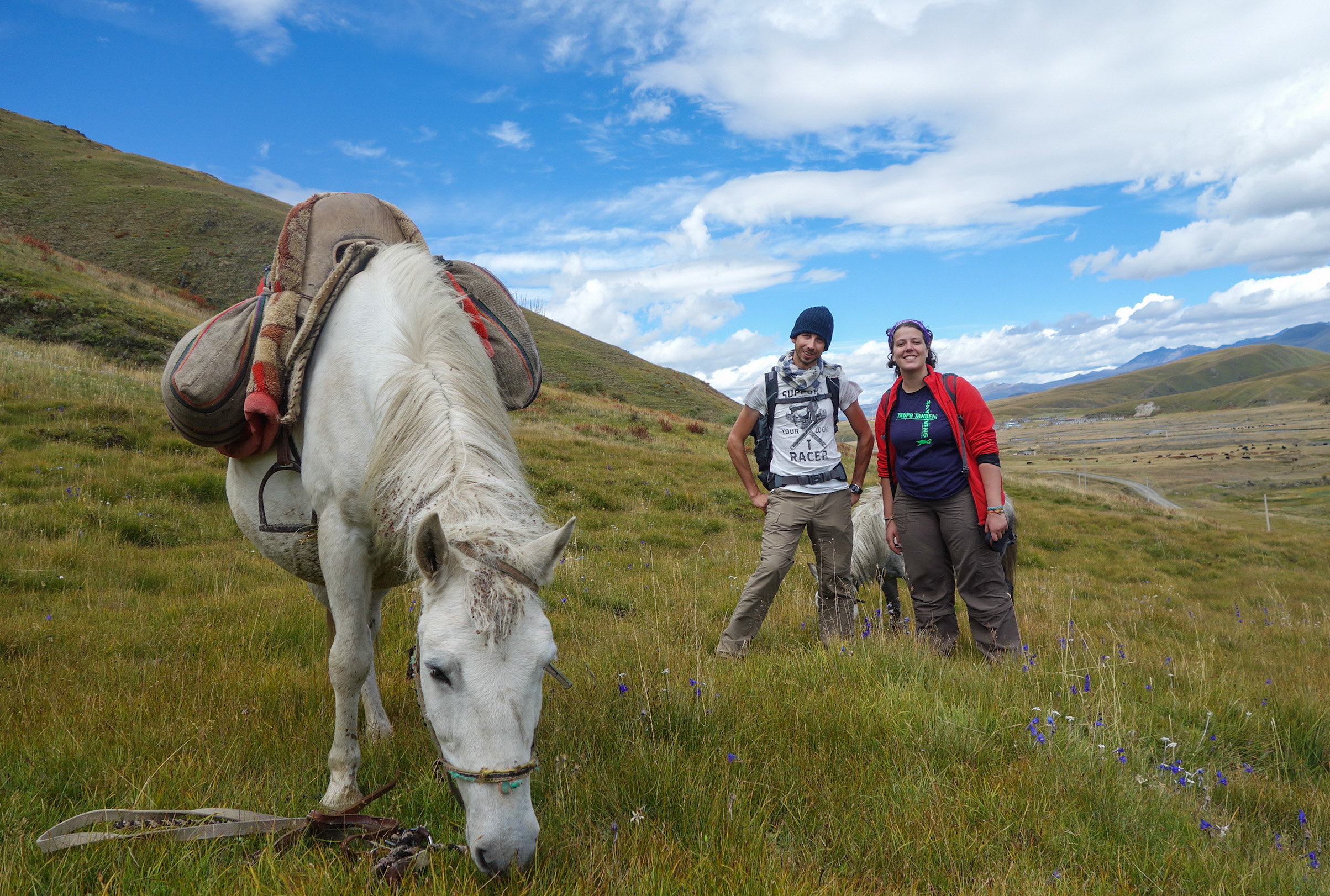 Un trek à cheval sur les plateaux tibétains