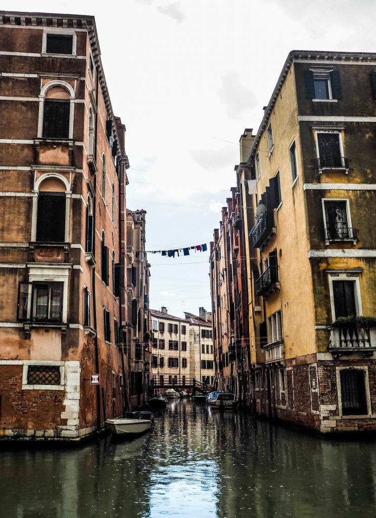 Venise sous la pluie