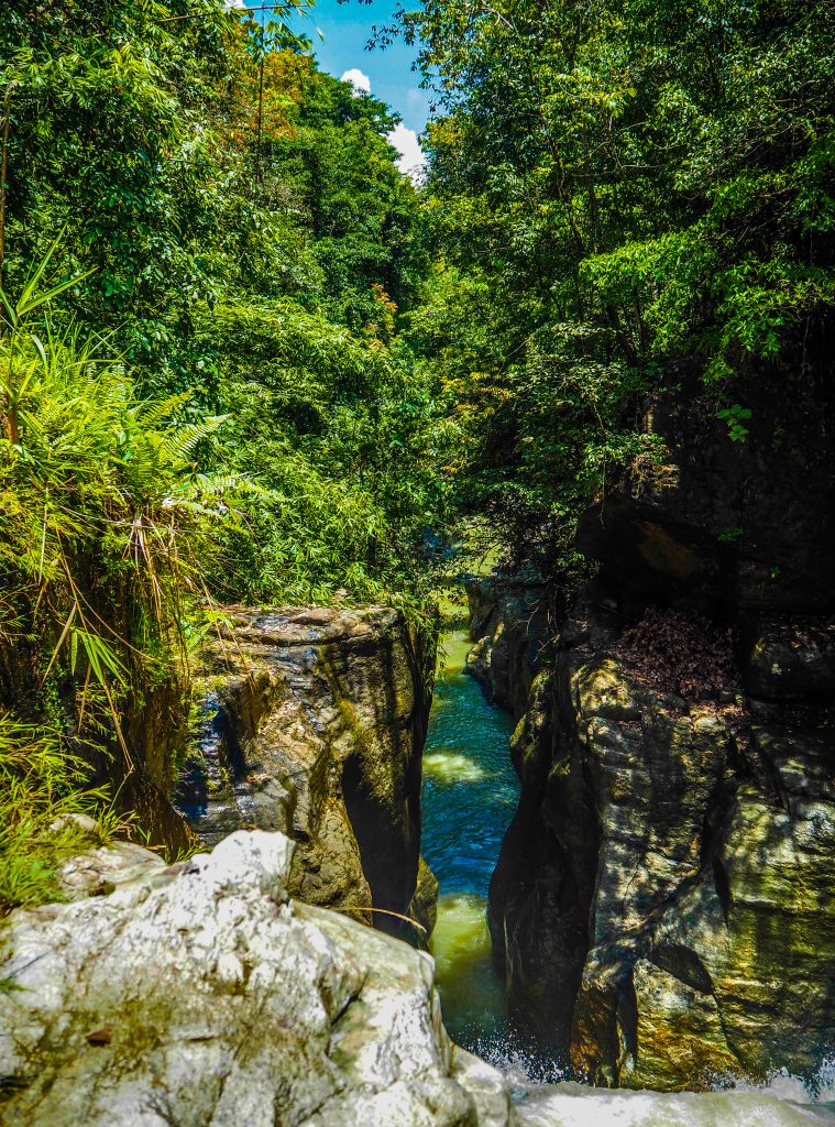 Le canyon de Cunca Wulang à Flores en Indonésie