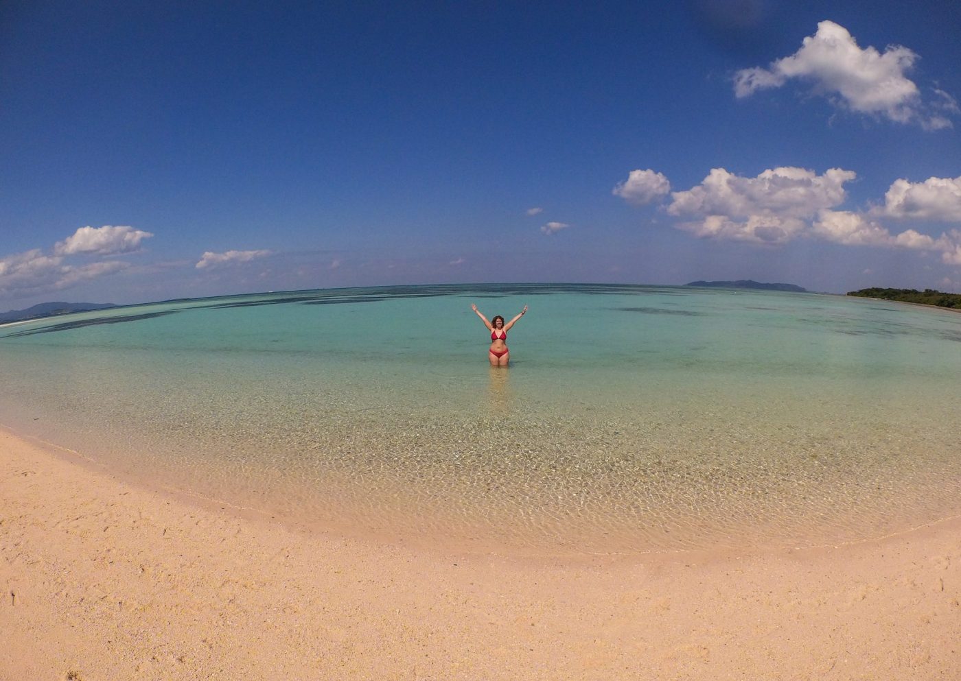 Taketomi, une île traditionnelle et paradisiaque, dans l'archipel de Yaeyama à Okinawa, Japon