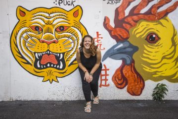Lucie à Chinatown - voyage Bangkok - Bilan mensuel 2017