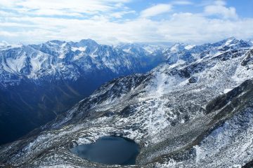 Vue sur les sommets à Sölden depuis le restaurant panoramique Ice Q - Un voyage en Autriche d'aventure et d'adrénaline: repousser et tester ses limites au tyrol