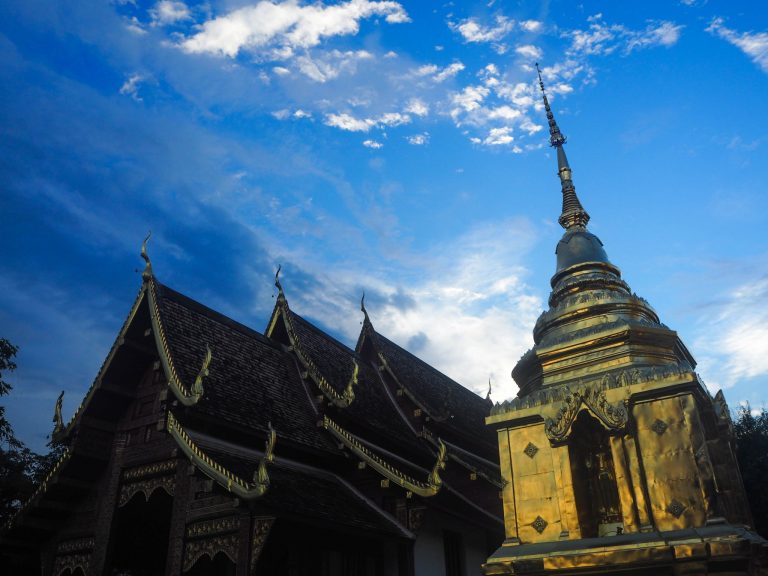 Temple à Chiang Mai, Thaïlande - bilan mensuel octobre 2017