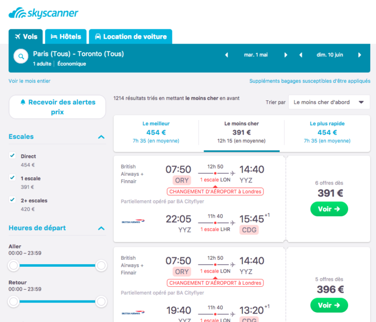 Comment Trouver Un Billet D'avion Pas Cher? Exemples, Astuces, Conseils