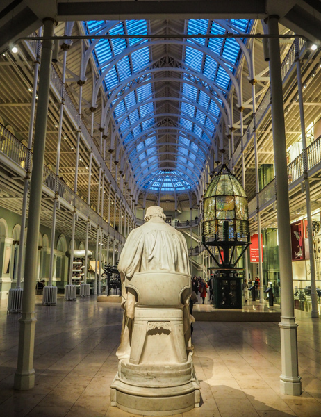 National Museum of Scotland à Edimbourg - Visiter Edimbourg en hiver - Un week-end dans la capitale écossaise: visiter Edimbourg en mode slow travel / que faire en cas de pluie Edimbourg et sur les traces d'Harry Potter à Edimbourg.