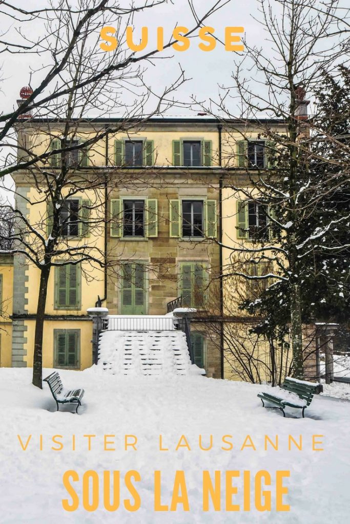 Visiter Lausanne sous la neige - Découvrir la Suisse en hiver. Le charme de Lausanne sous son manteau blanc et que faire à Lausanne sous la neige ou en cas de pluie?