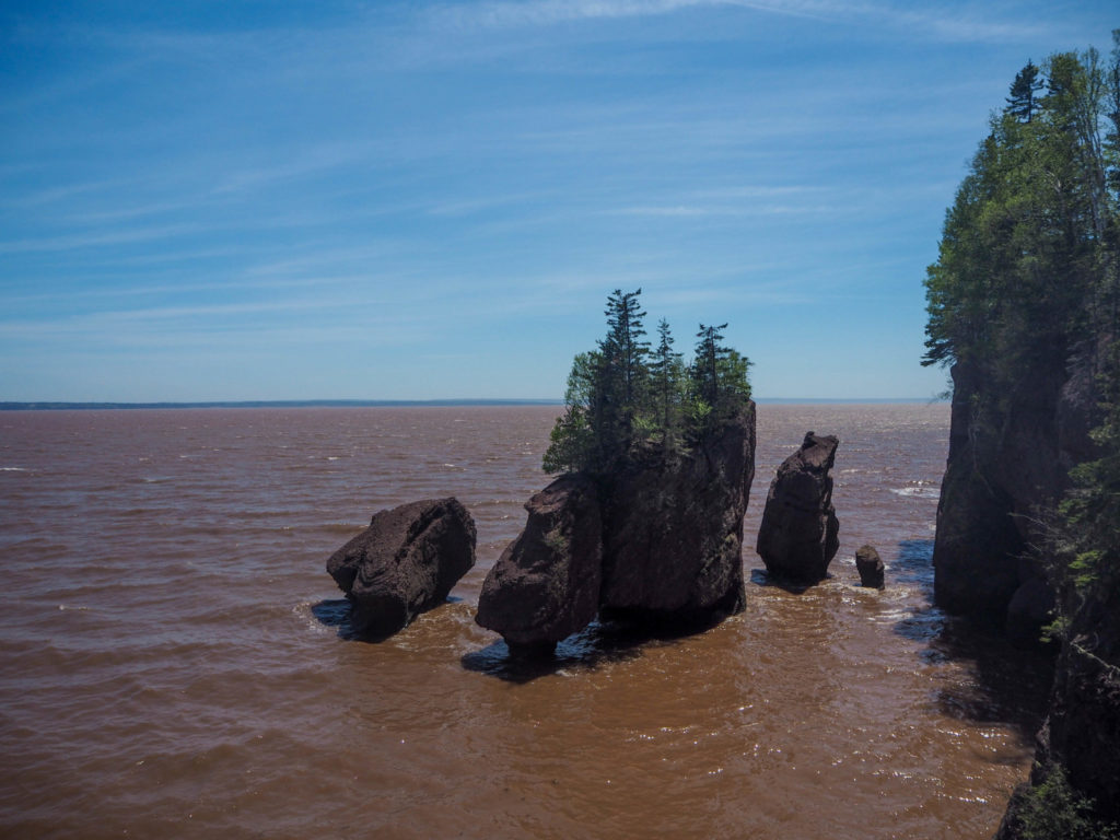 Visiter Hopewell Rocks dans la Baie de Fundy au Nouveau-Brunswick - Les grandes marées et les grandes émotions - Canada - Visiter le Canada en Français