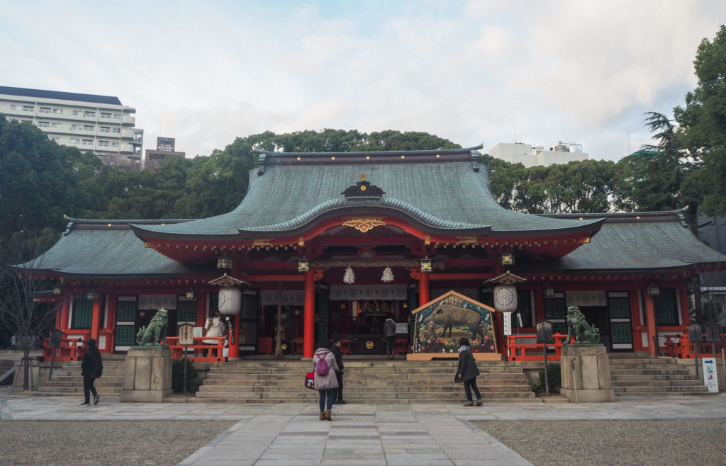 Sanctuaire Ikuta Jinja - Visiter Kobe: une ville au coeur de la nature au Japon 