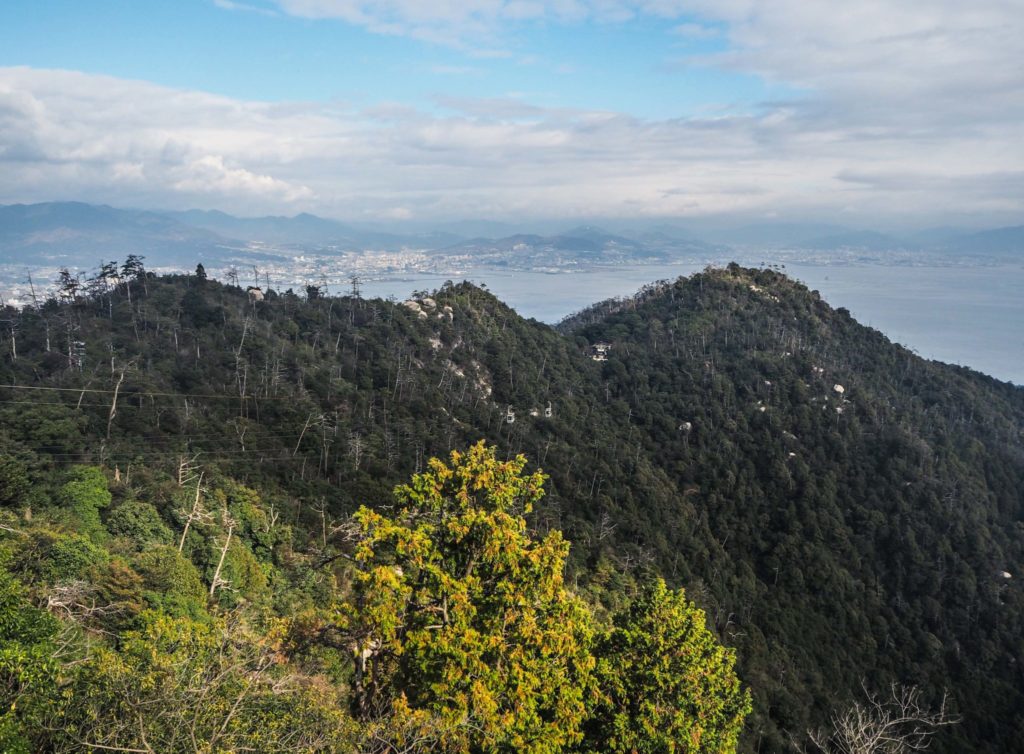 La vue depuis le Mont Misen à Miyajima - Visiter Miyajima en 2 jours - Japon - Impressions, que faire et que visiter à Miyajima, comment organiser son voyage et où dormir à Miyajima?