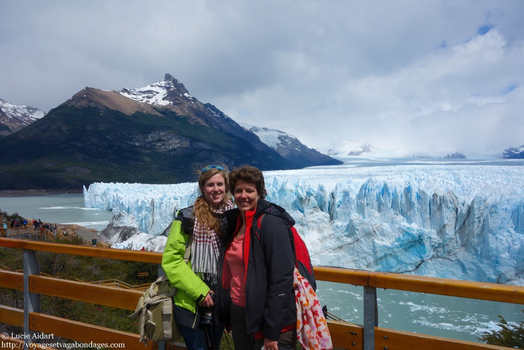 Avec Sophie au Glacier Perito Moreno