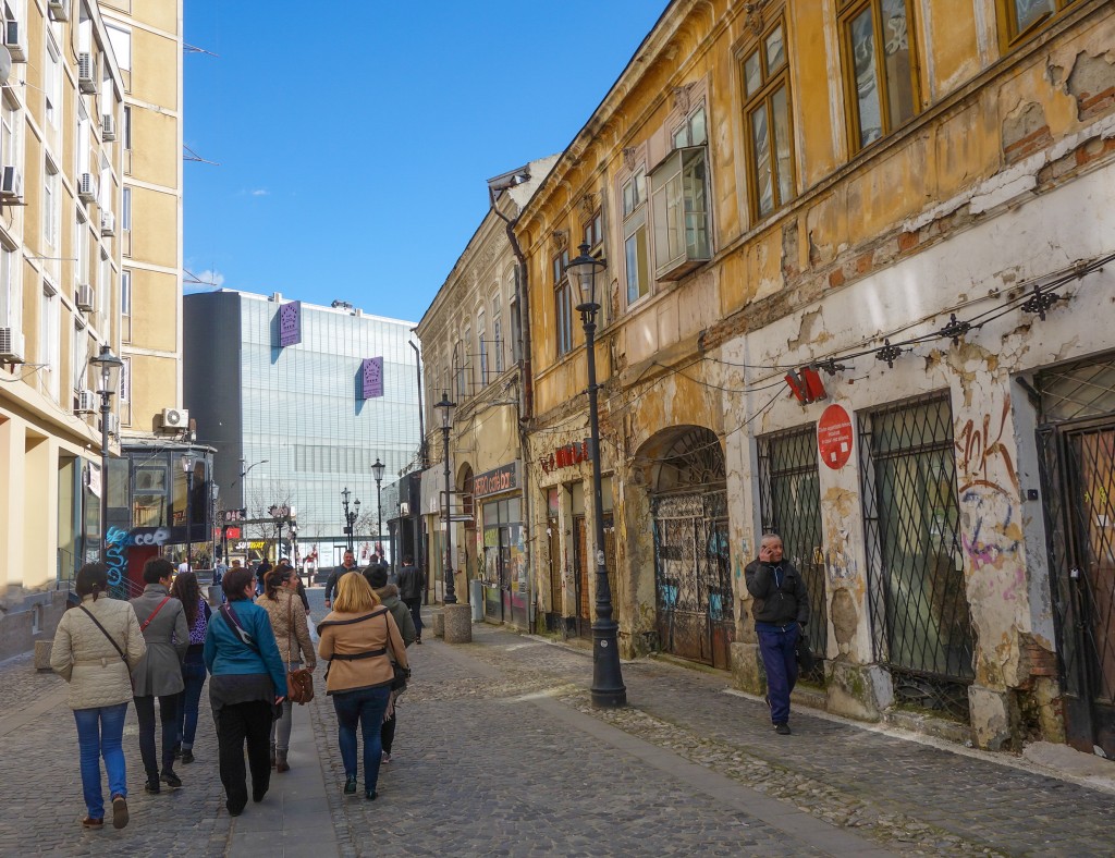 La vieille ville de Bucarest