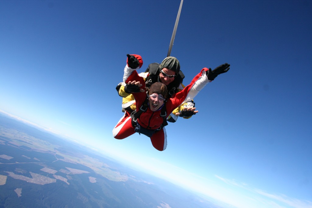 Saut en parachute - Nouvelle-Zélande - Mes voyages