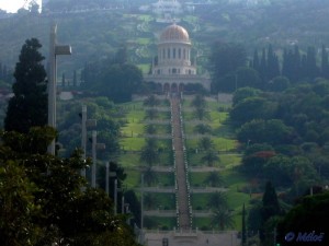 Sanctuaire et jardins Bahais, à Haifa Sanctuaire et jardins Bahais, à Haifa