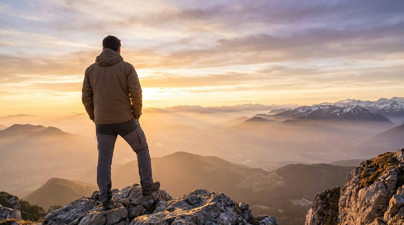 A man riding a mountain bike through a forest