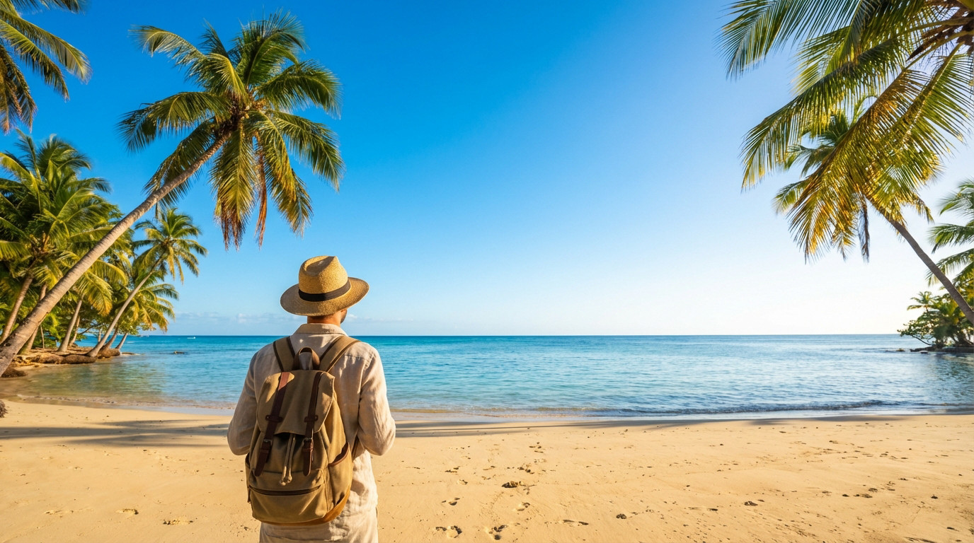 A man riding a mountain bike through a forest