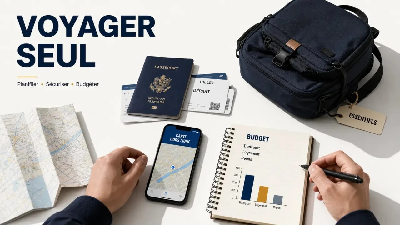 Bien préparer un voyage en solo : préparation d’un passeport, budget, téléphone et carte avant le départ